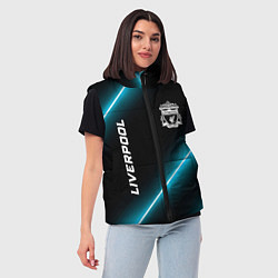 Женский жилет Liverpool неоновые лампы, цвет: 3D-черный — фото 2