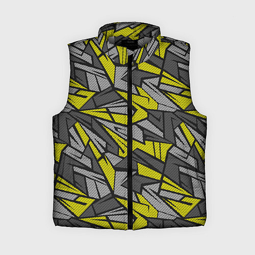 Женский жилет Абстрактный камуфляжный узор / 3D-Светло-серый – фото 1