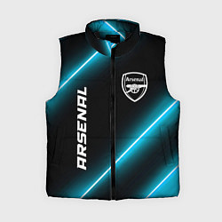 Женский жилет Arsenal неоновые лампы, цвет: 3D-черный