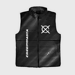 Женский жилет CreepyPasta metal anime lines