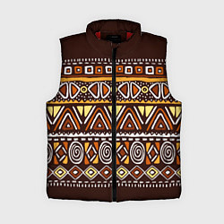 Женский жилет Африканский традиционный орнамент, цвет: 3D-красный