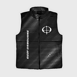 Женский жилет Ozzy Osbourne metal rock lines