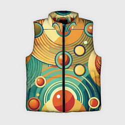 Женский жилет Схема центра вселенной, цвет: 3D-красный