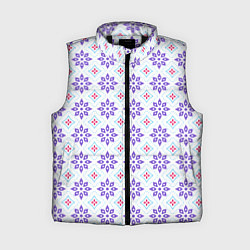Женский жилет Красивый цветочный узор, цвет: 3D-черный