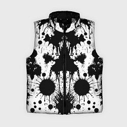 Женский жилет Psychedelic Rorschach test - ai art, цвет: 3D-светло-серый