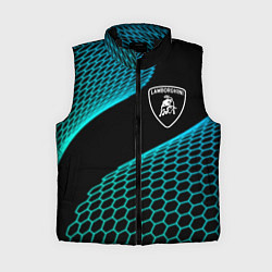 Женский жилет Lamborghini electro hexagon, цвет: 3D-черный