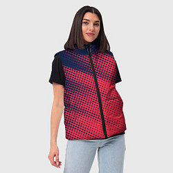 Женский жилет Яркий абстрактный узор для спорта, цвет: 3D-черный — фото 2