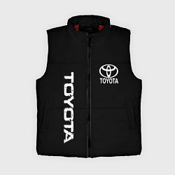 Женский жилет Toyota logo white steel