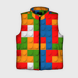 Женский жилет Блоки цветового конструктора