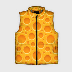 Женский жилет Желтый пластиковый узор, цвет: 3D-светло-серый