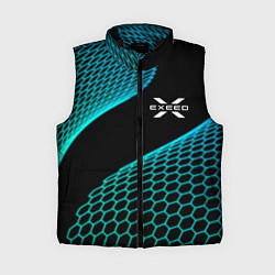 Женский жилет Exeed electro hexagon, цвет: 3D-черный