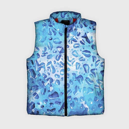 Женский жилет Абстракция паттерн воды и неба / 3D-Красный – фото 1