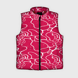Женский жилет Яркий абстрактный паттерн для спорта, цвет: 3D-красный