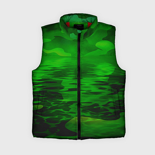 Женский жилет Камуфляж с водой / 3D-Красный – фото 1