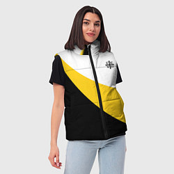 Женский жилет За веру царя и святую триединую Русь Малая черная, цвет: 3D-светло-серый — фото 2