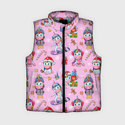 Женский жилет Мультяшные единороги