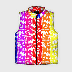 Женский жилет Marshmello rainbow, цвет: 3D-красный
