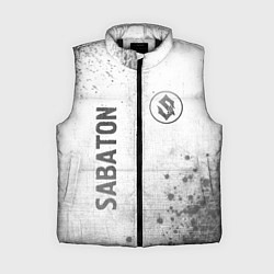 Женский жилет Sabaton - white gradient вертикально, цвет: 3D-черный