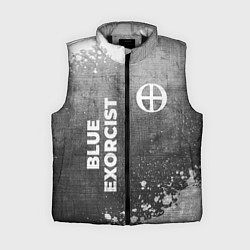 Женский жилет Blue Exorcist - grey gradient вертикально