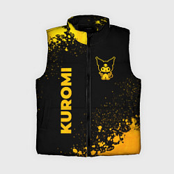 Женский жилет Kuromi - gold gradient вертикально