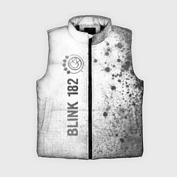 Женский жилет Blink 182 - white gradient по-вертикали, цвет: 3D-черный
