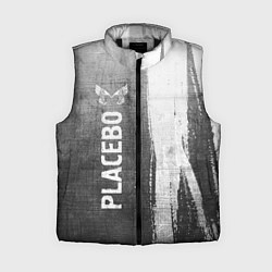 Женский жилет Placebo - grey gradient по-вертикали, цвет: 3D-черный