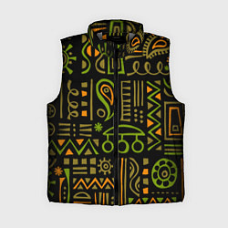 Женский жилет Абстрактный этнический орнамент, цвет: 3D-светло-серый
