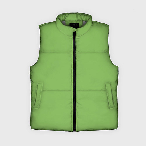 Женский жилет Эмоция брезгливости - зелёный / 3D-Светло-серый – фото 1