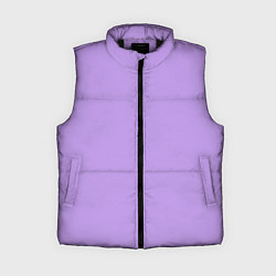 Женский жилет Эмоция страха - сиреневый, цвет: 3D-черный