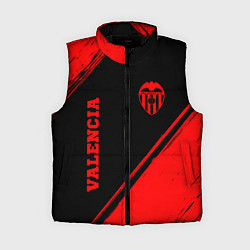 Женский жилет Valencia - red gradient вертикально