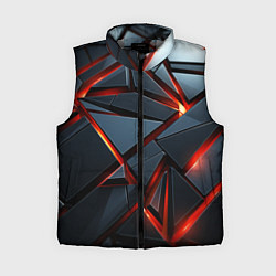 Женский жилет Геометрические плиты со светом, цвет: 3D-светло-серый