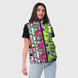 Женский жилет Fortnite epic pattern, цвет: 3D-светло-серый — фото 2