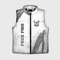 Женский жилет Free Fire - white gradient вертикально