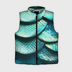 Женский жилет Чешуя крупной рыбы