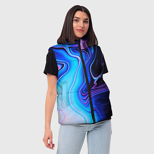 Женский жилет Abrupt neon colors / 3D-Светло-серый – фото 3