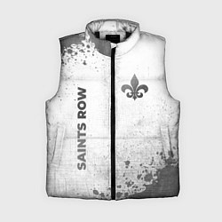 Женский жилет Saints Row - white gradient вертикально