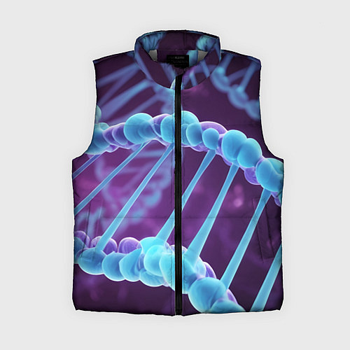 Женский жилет Неон ДНК / 3D-Светло-серый – фото 1