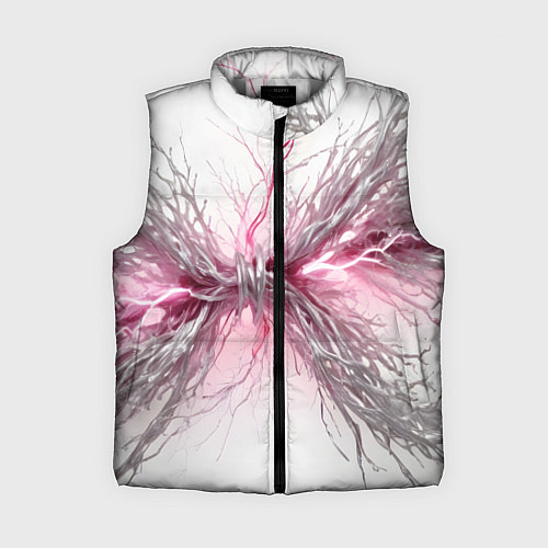 Женский жилет Электрическое сплетение / 3D-Светло-серый – фото 1