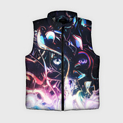 Женский жилет Фрактальный узор текстура, цвет: 3D-светло-серый