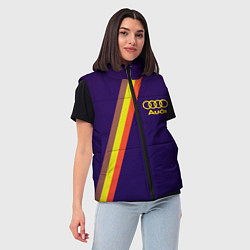 Женский жилет AUDI line sport, цвет: 3D-черный — фото 2