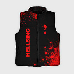 Женский жилет Hellsing - red gradient вертикально