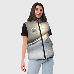 Женский жилет Volvo жёлтый метал, цвет: 3D-черный — фото 2