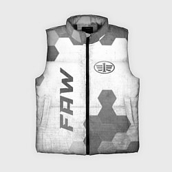 Женский жилет FAW - white gradient вертикально