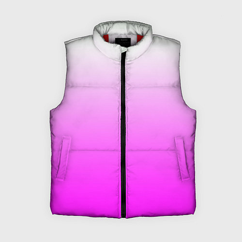 Женский жилет Gradient color pink / 3D-Красный – фото 1