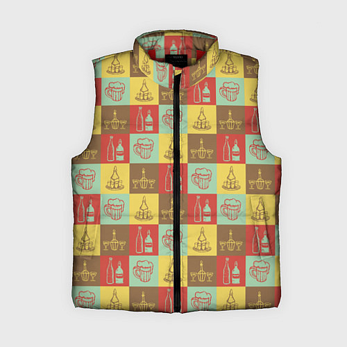 Женский жилет Немецкий паб / 3D-Красный – фото 1