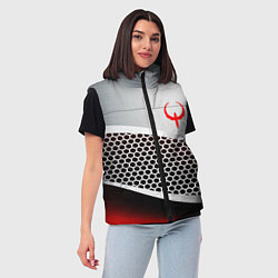 Женский жилет Quake metal steel, цвет: 3D-светло-серый — фото 2