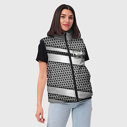 Женский жилет Honda metal steel, цвет: 3D-черный — фото 2