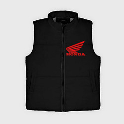 Женский жилет Honda red logo auto steel