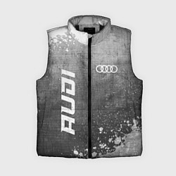 Женский жилет Audi - grey gradient вертикально