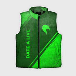 Женский жилет Date A Live - green gradient вертикально